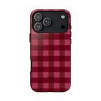 Gingham Red