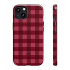 Gingham Red