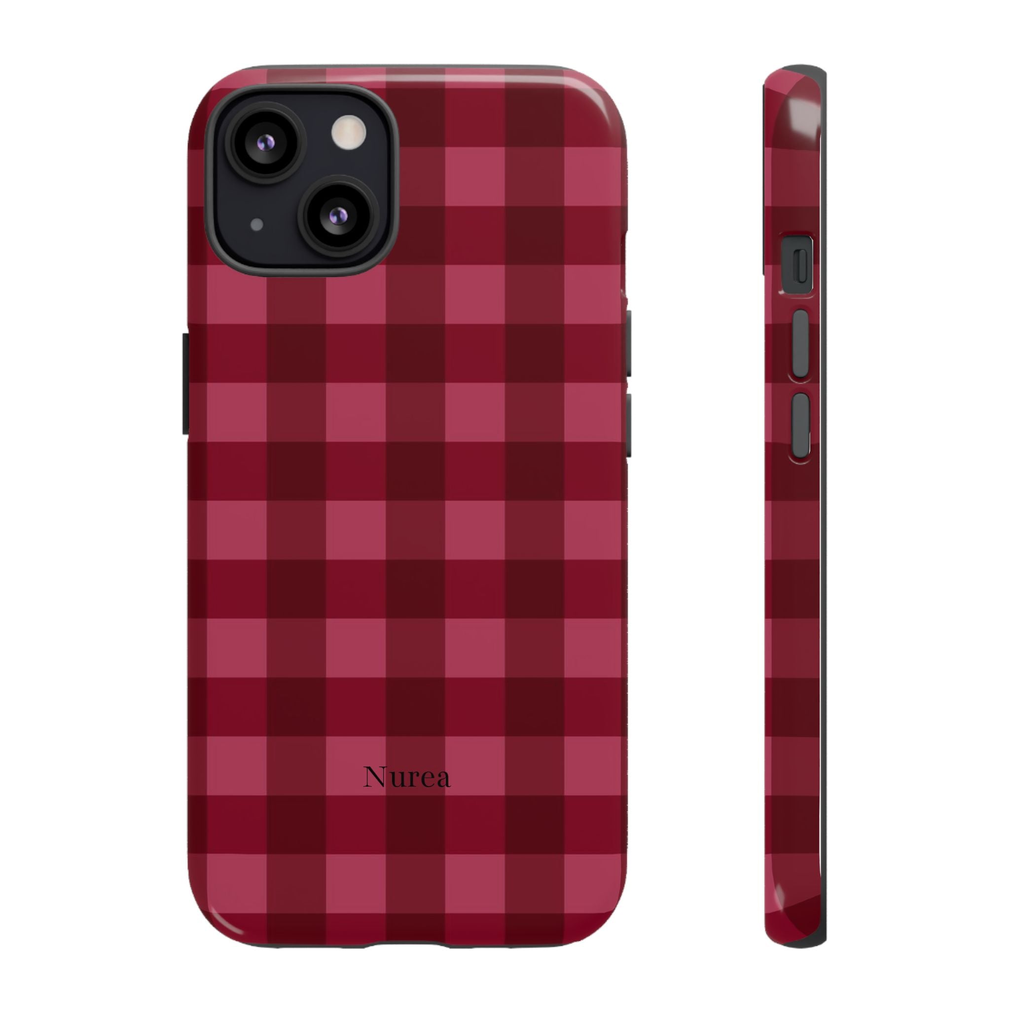 Gingham Red