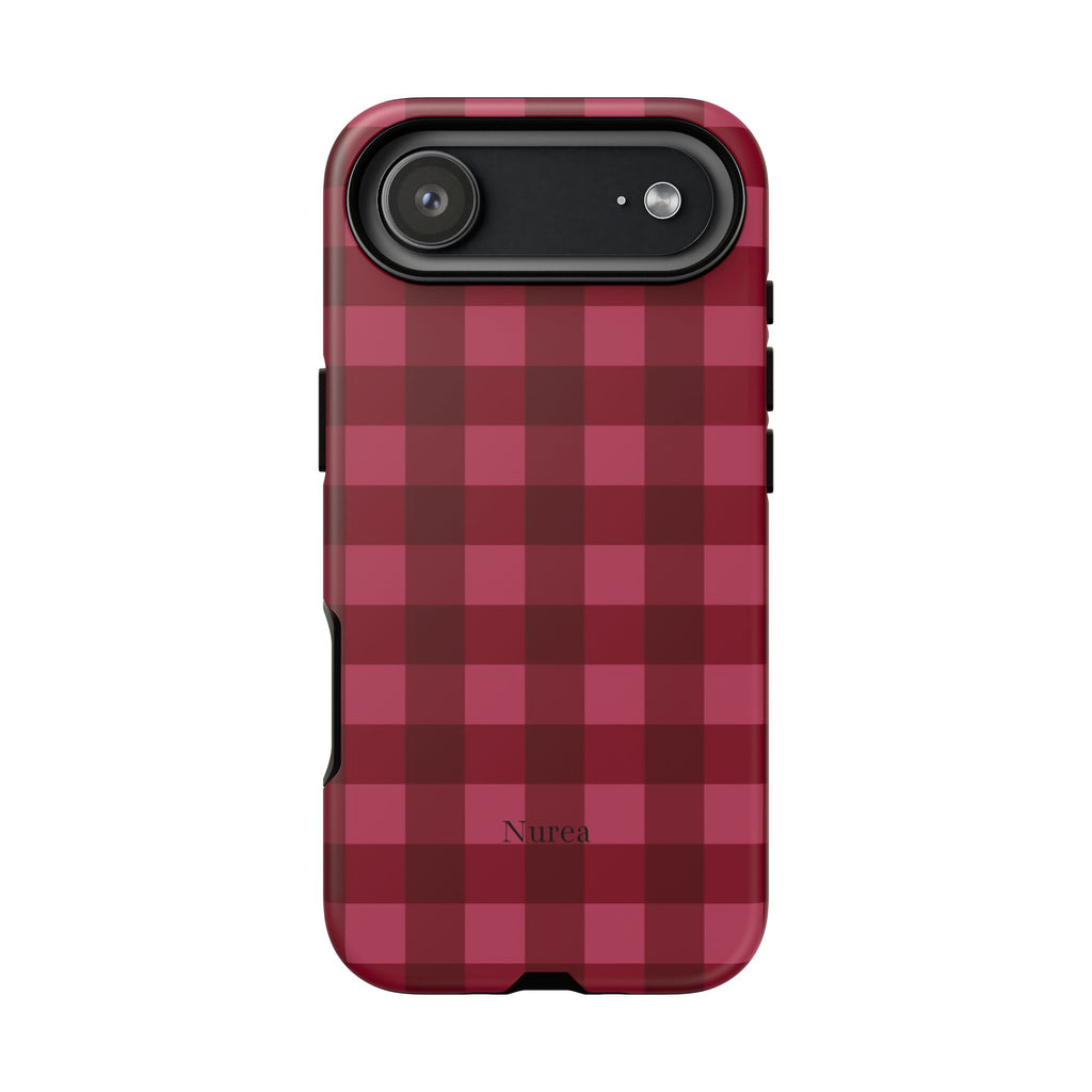 Gingham Red