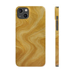 Golden Marble Slim Phone Case