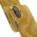 Golden Marble Slim Phone Case