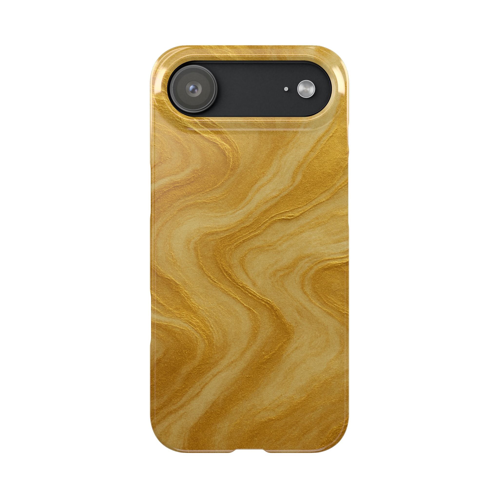 Golden Marble Slim Phone Case