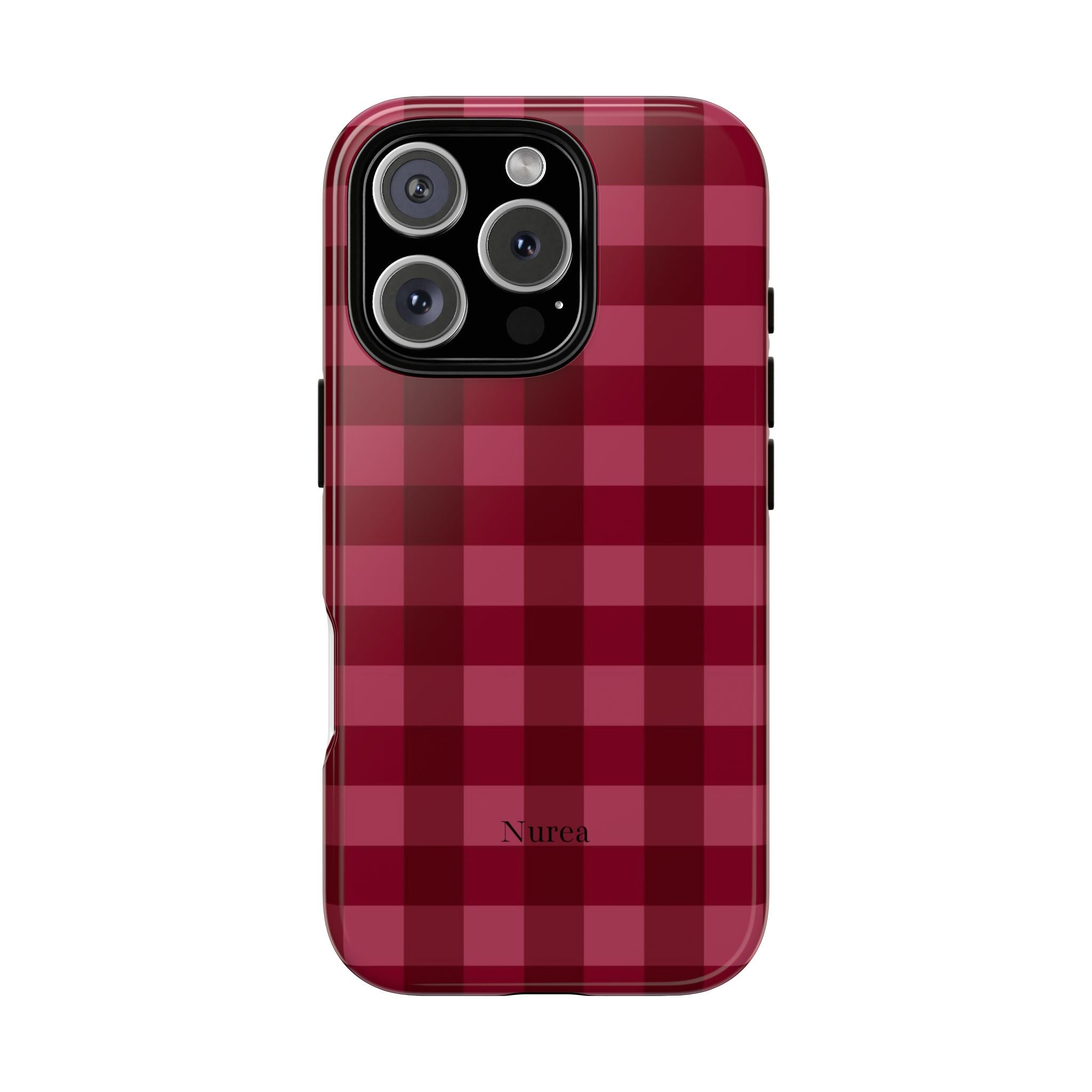 Gingham Red
