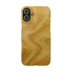 Golden Marble Slim Phone Case