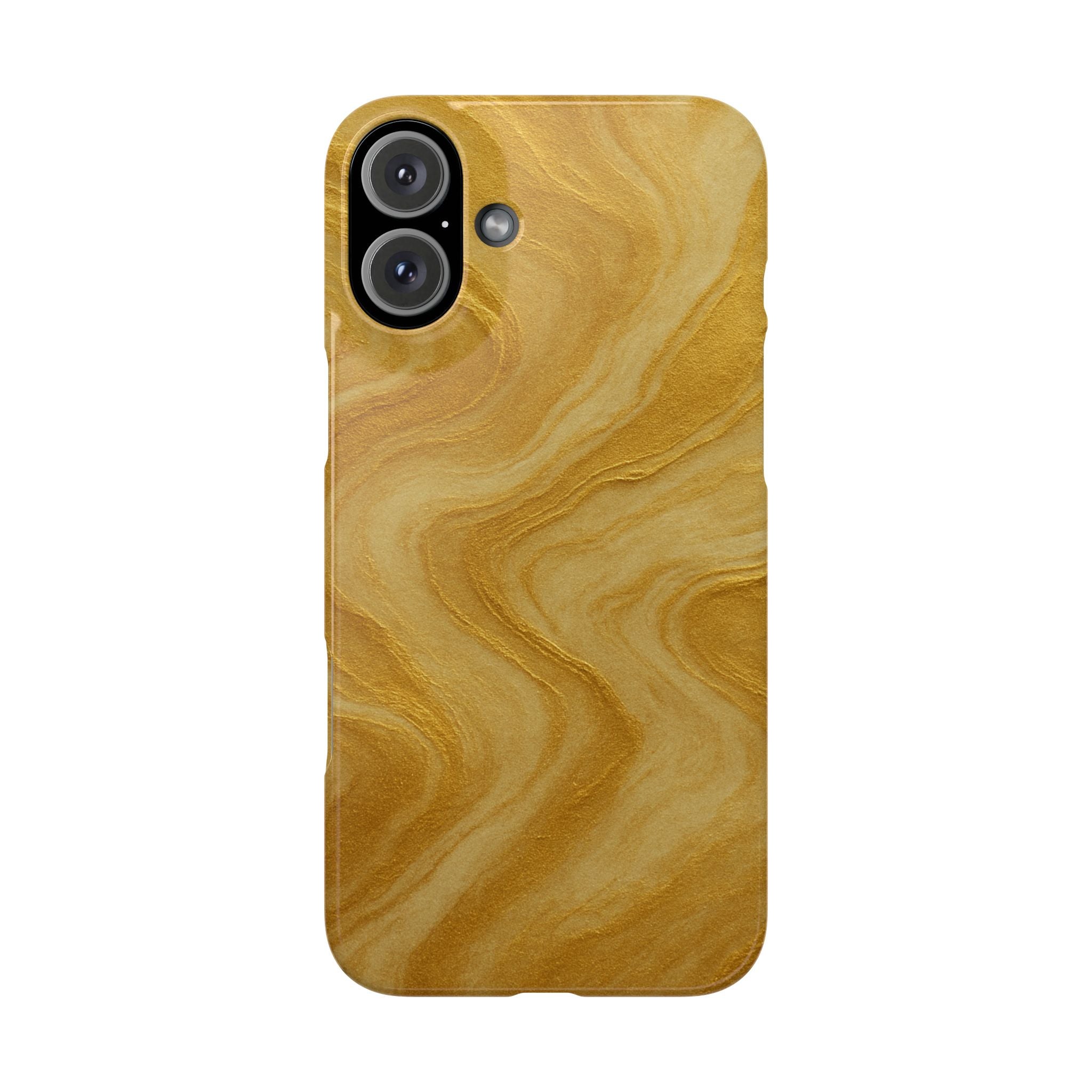 Golden Marble Slim Phone Case