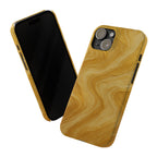 Golden Marble Slim Phone Case