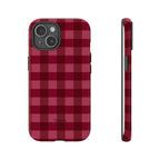 Gingham Red