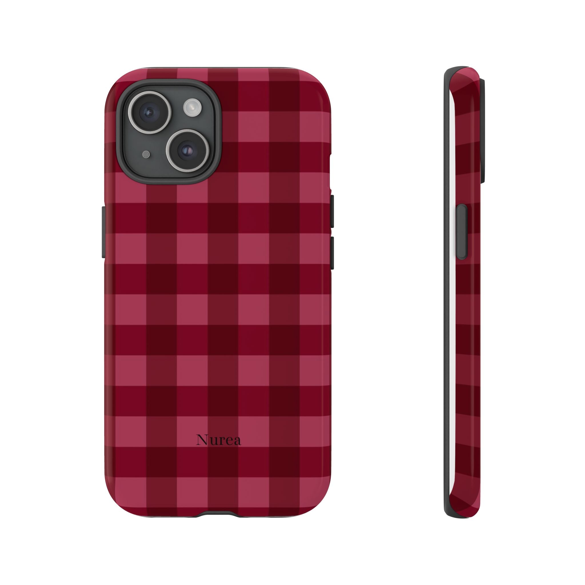 Gingham Red