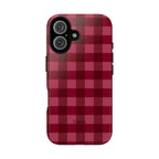 Gingham Red