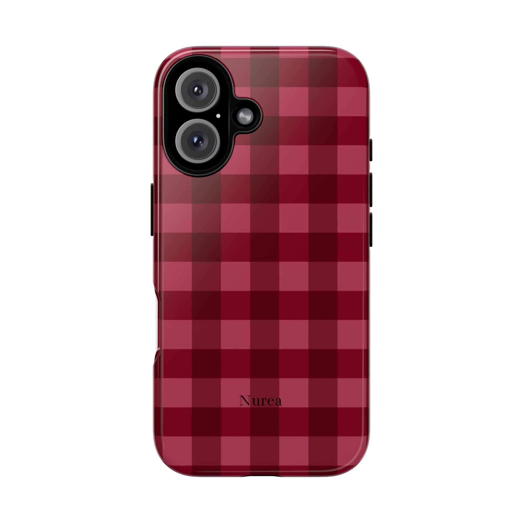 Gingham Red