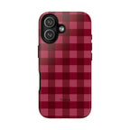 Gingham Red