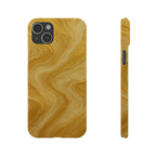 Golden Marble Slim Phone Case