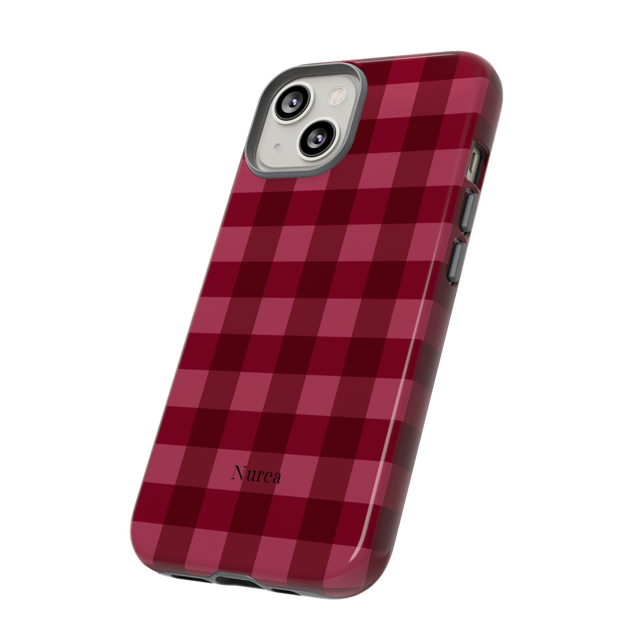 Gingham Red